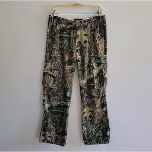 Mossy Oak Break Up Infinity Camo Cargo Pants Womens Casual Grunge Streetwear